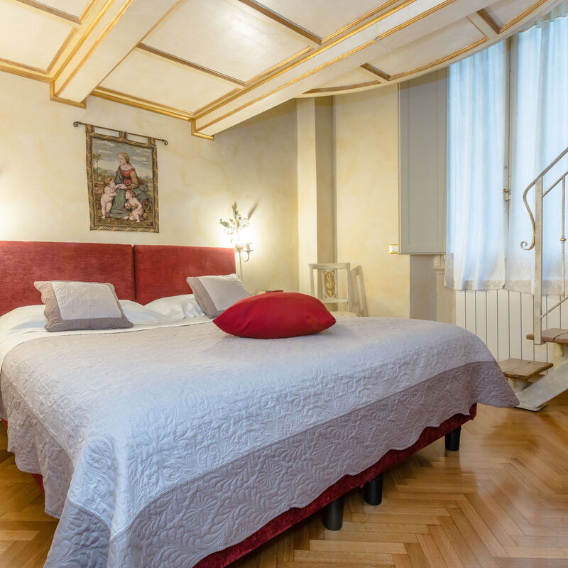 Suite Medici: chambre à coucher