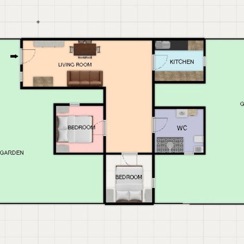 Casamare: Planimetry
