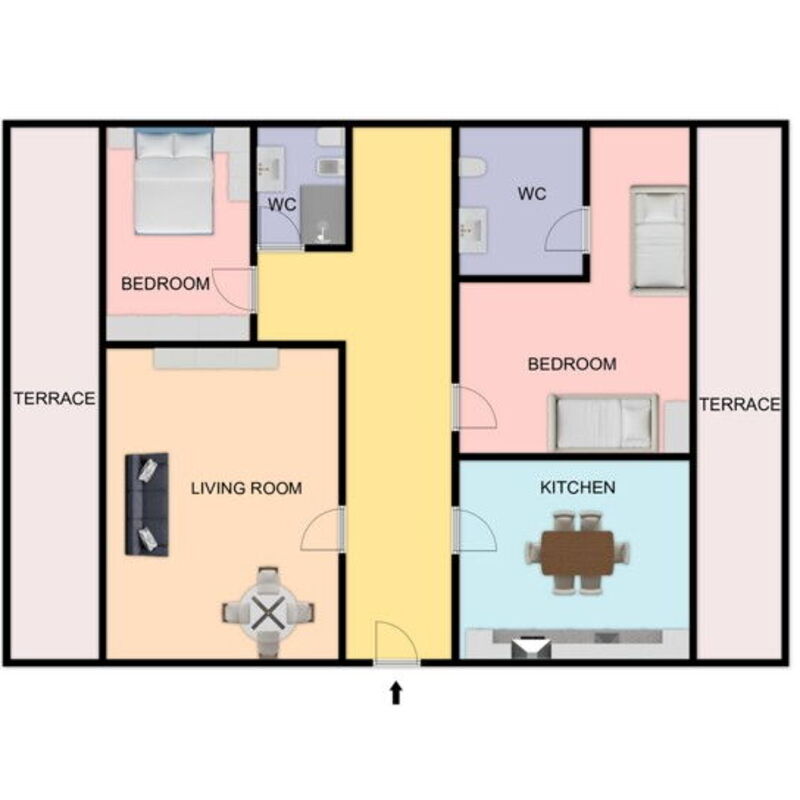 Maison Loreto: Planimétrie