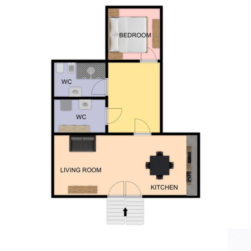 Suite Oltremare: Planimetry