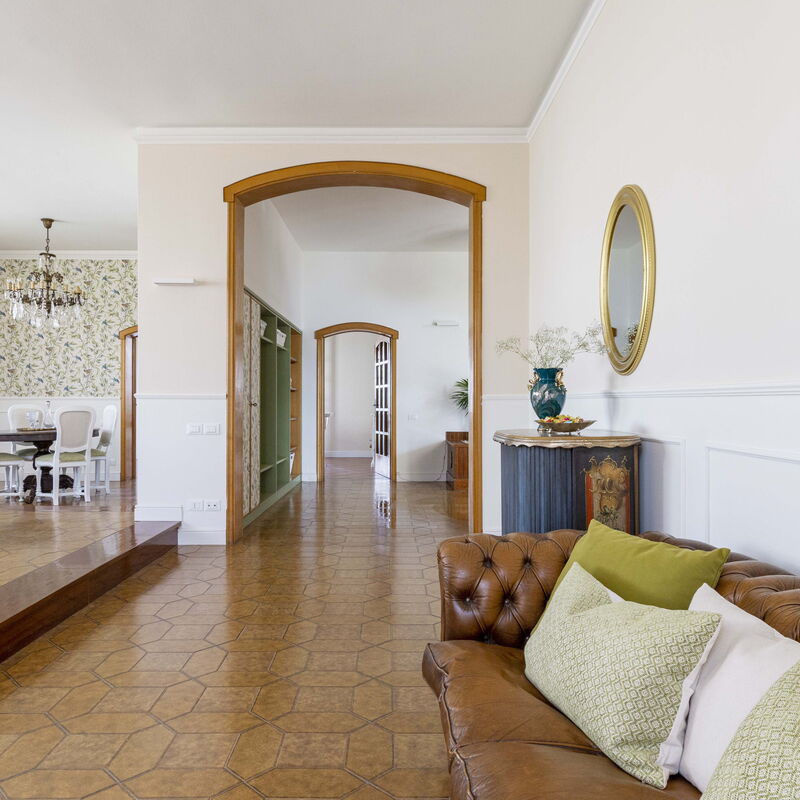 Villa i Portici: Living Room