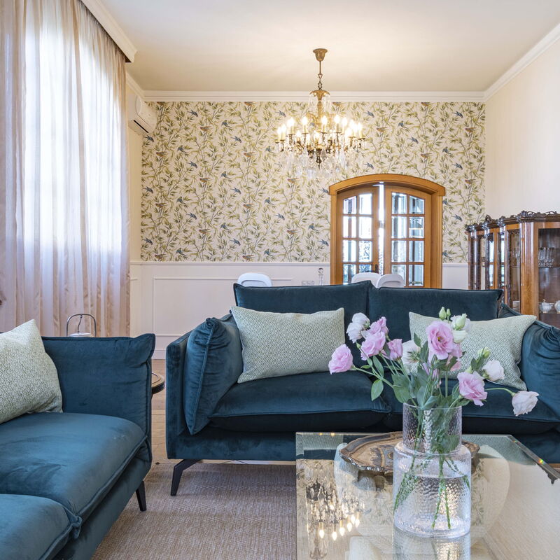 Villa i Portici: Living Room