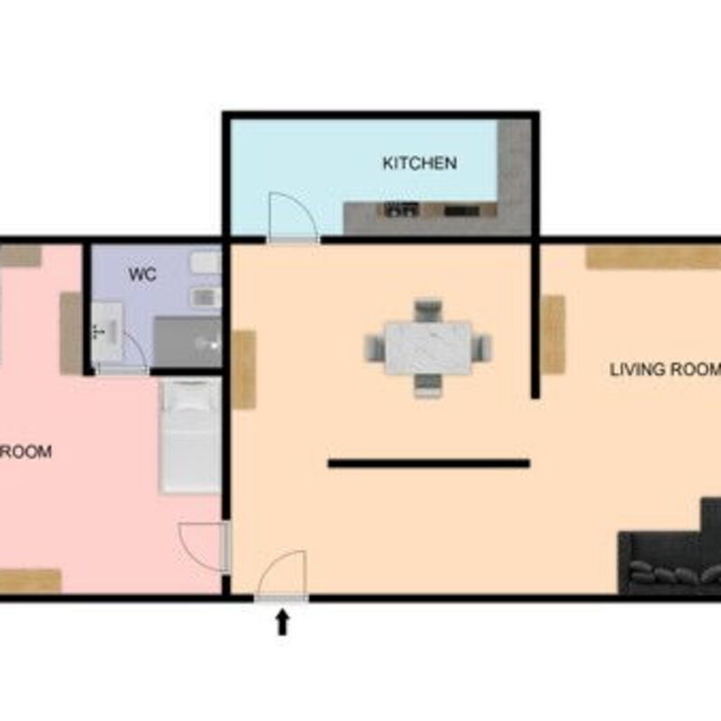 Fano Suite Apartment: Planimetria