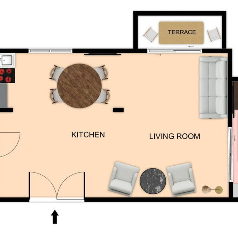 La Casa del Saggio: Planimetry