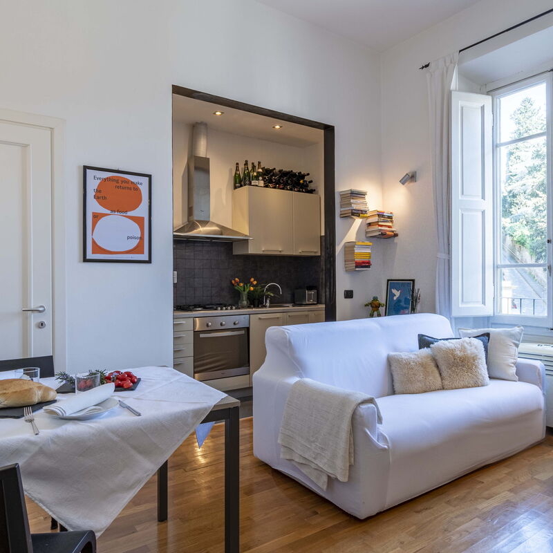 Green Suite Florence: Kitchen, Living Room