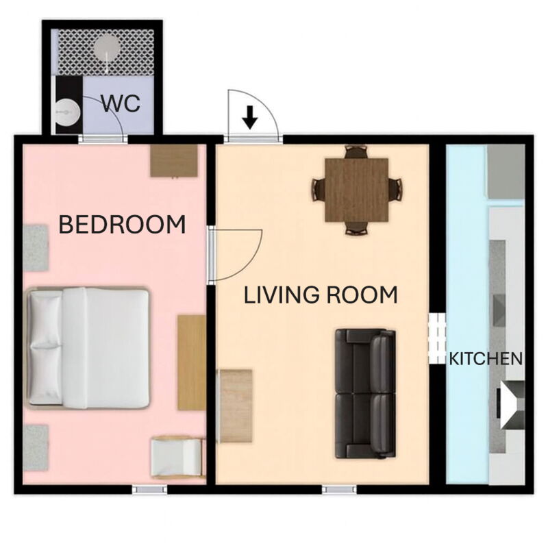 Green Suite Florence: Planimetry