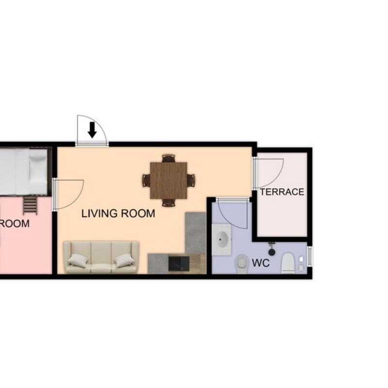 Suite Acquamare: Planimetry