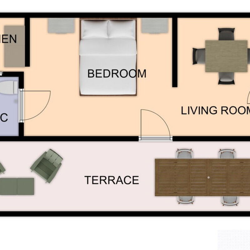 Sopraloreto Apartment: Planimetry