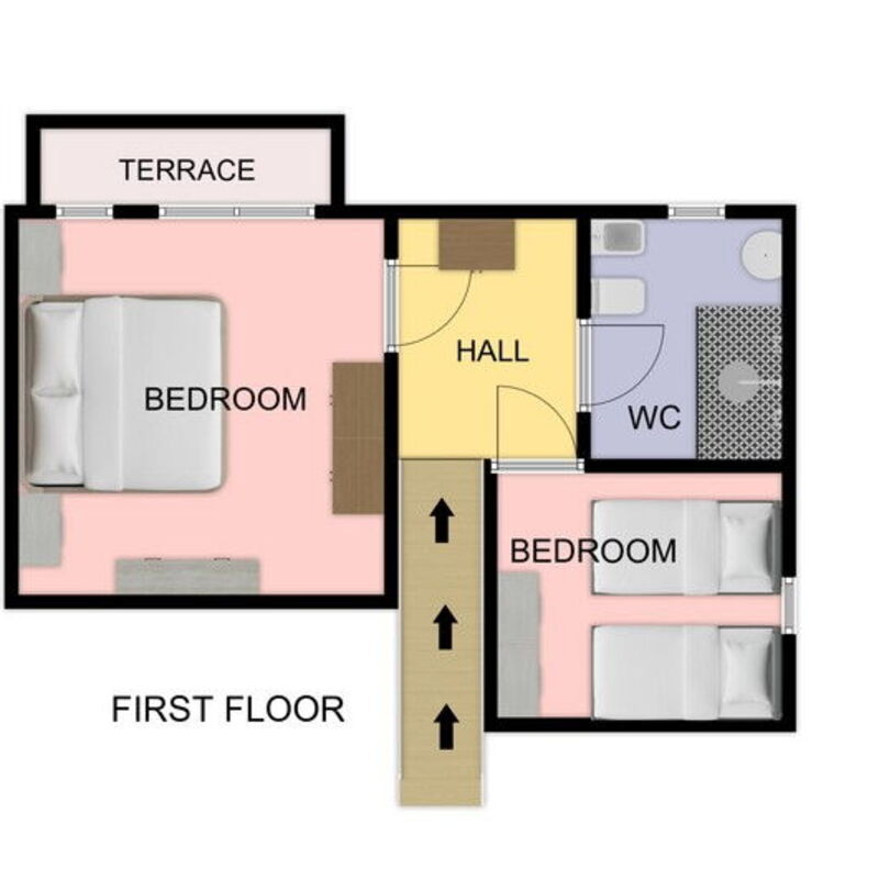 Casa La Conchiglia: Planimetry