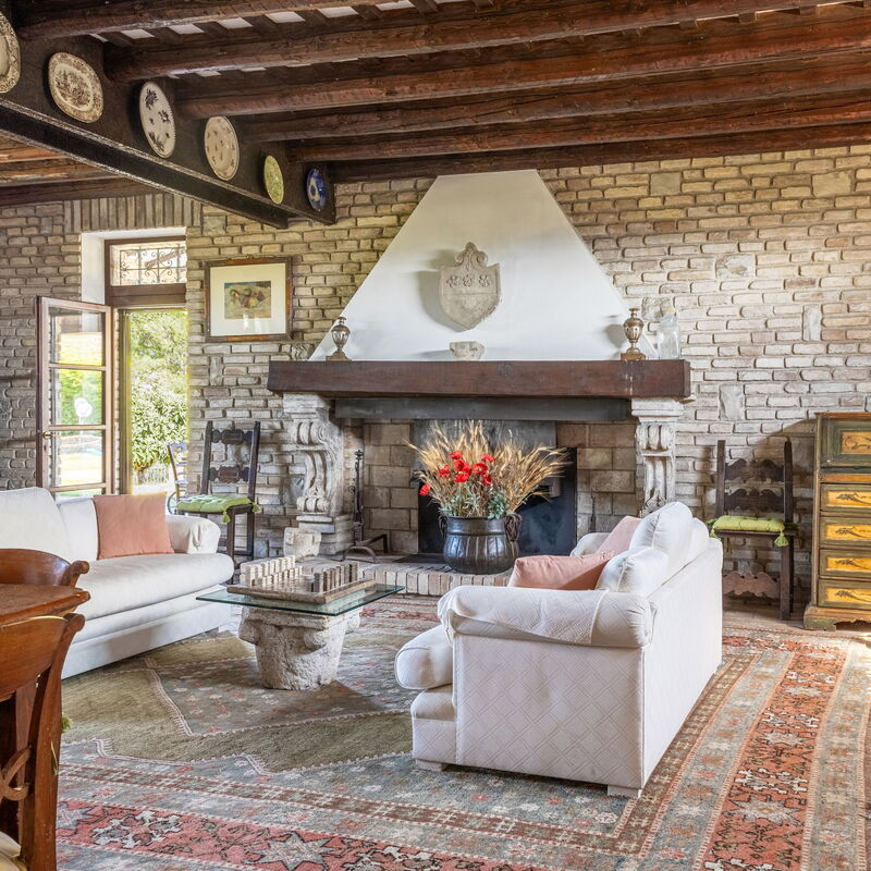 Villa Incanto: Ausstattung, Gemeinschaftsraum, Winter, Wohnzimmer, Zimmerdetails