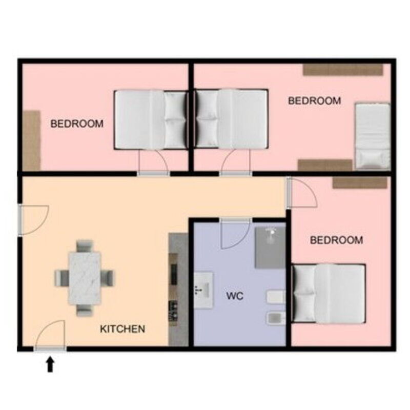Zena Apartment: Planimetria