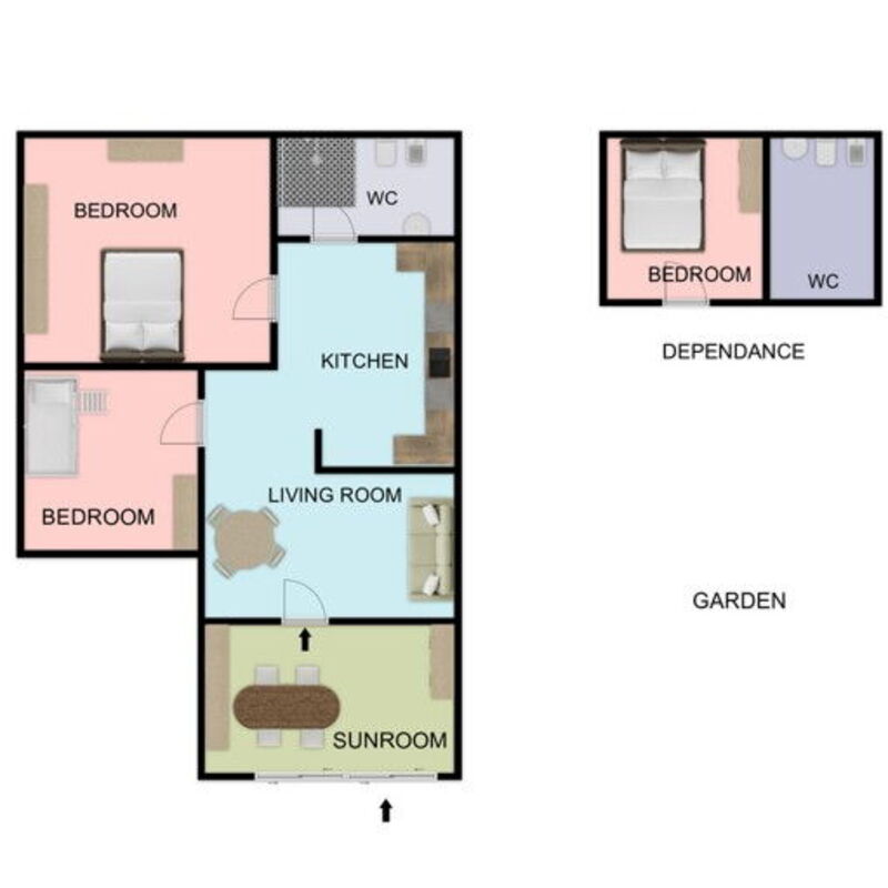 Veranda sul Conero: Planimétrie