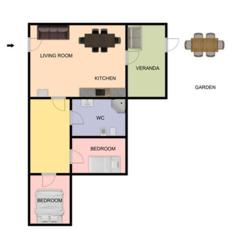 Casa di Lilia: Planimetria