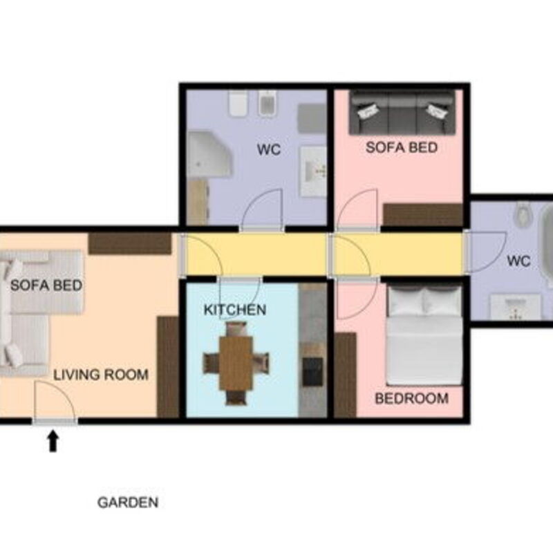 Corte Marina Apartment: Planimetria