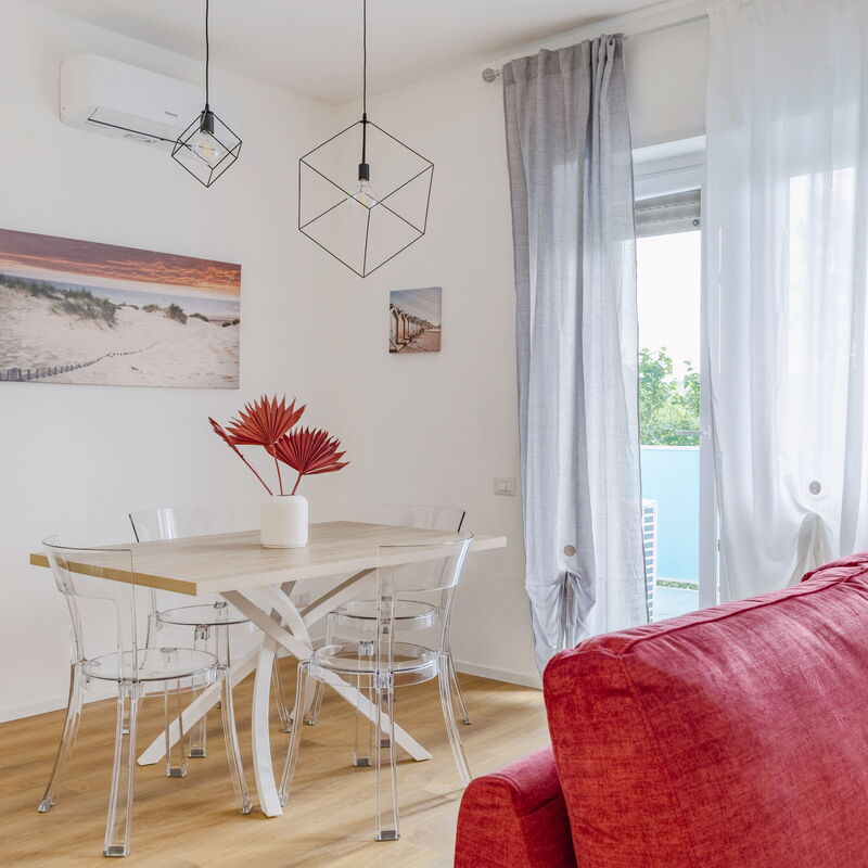 Suite Pineta: Sala da pranzo, Soggiorno