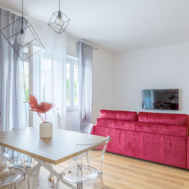 Suite Pineta: Sala da pranzo, Soggiorno