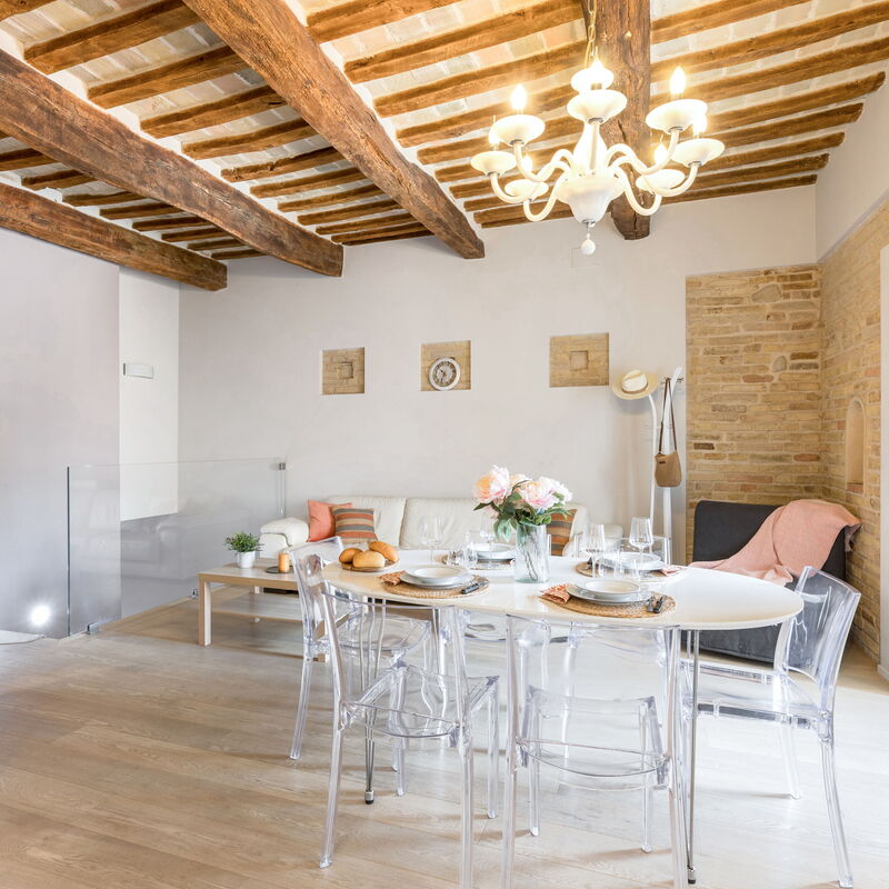 La Casa in Centro: Sala da pranzo, Soggiorno