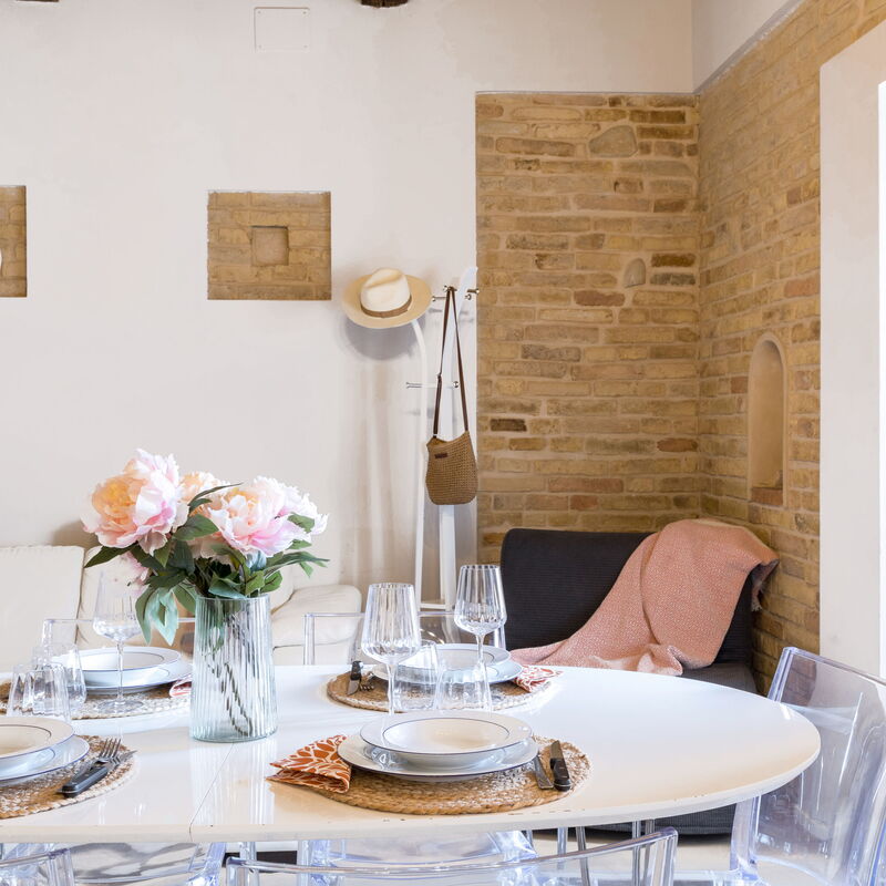 La Casa in Centro: Dettagli della stanza, Sala da pranzo, Soggiorno