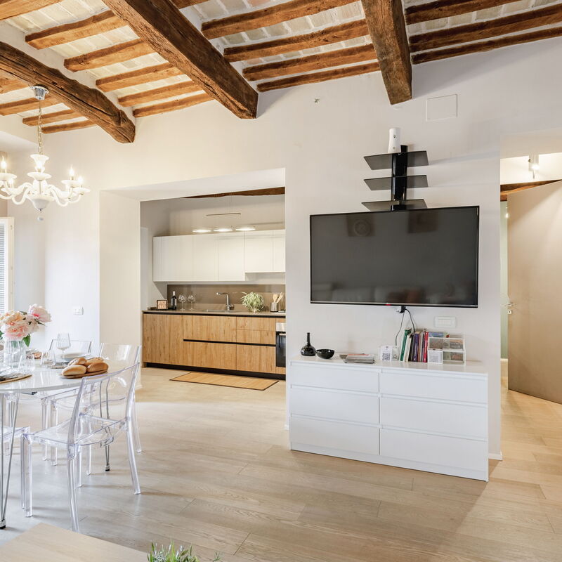 La Casa in Centro: Cucina, Sala da pranzo, Soggiorno